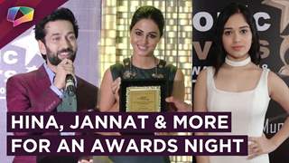 Hina Khan Receives An Award | Jannat Zubair, Nikita Dutta & More Attend Iconic Awards