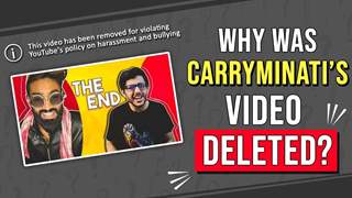 Did Youtube Delete Carryminati’s Video? | Elvish’s Dig Again | Technical Guruji Uninstalls Tik Tok