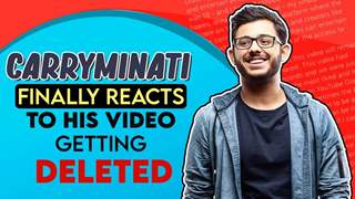 Carryminati’s Emotional Reaction To Youtube Deleting His Video | Pours His Heart Out