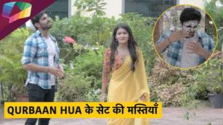 Neel और Chahat की खींचा तानी | Qurbaan Hua | Behind The Scene | Zee TV
