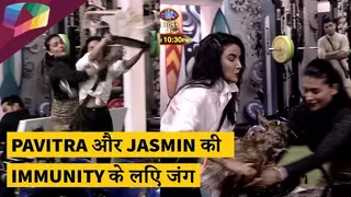 PAVITRA और Jasmin की IMMUNITY के लिए जंग | हुई तोड़ फोड़ | Bigg Boss 14 Update Thumbnail