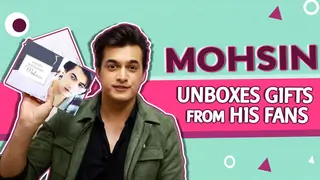Mohsin Khan Unwraps Gifts From His Fans | India Forums Thumbnail