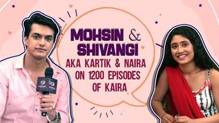 Mohsin Khan & Shivangi Joshi Aka Kartik & Naira On Kaira’s 1200 Episodes Celebrations