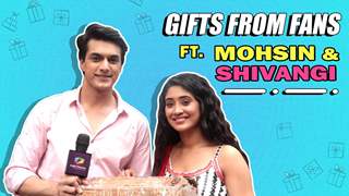 Mohsin Khan And Shivangi Joshi Receive Gifts From Fans | Yeh Rishta Kya Kehlata Hai