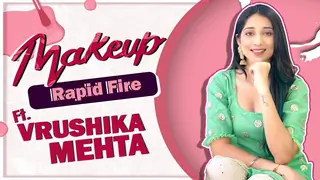 Vrushika Mehta Spills Secrets About Her Makeup Favourites | Makeup Rapid Fire Thumbnail