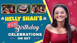 Helly Shah’s Birthday Celebrations On Set With Rrahul Sudhir