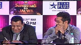 Salman Khan and Mithun bond at CINTAA Superstars Ka Jalwa launch