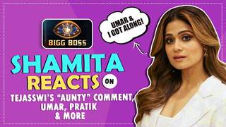 Shamita Shetty Reacts To Tejasswi’s “Aunty” Comment, Getting Along With Umar, Raqesh & More