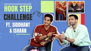 Hook Step Challenge Ft. Siddhant Chaturvedi & Ishaan Khattar | Phone Bhoot Thumbnail