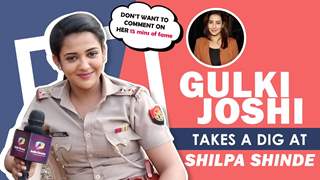 Gulki Joshi Takes A Dig At Shilpa Shinde’s Statement On Not Liking Her Track In Maddam Sir