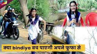 Suhaagan On Location : bindiya जान बचाकर बस में चढ़ गयी है | 10th May 2023