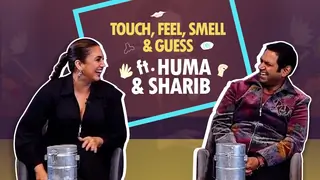 Touch, Feel, Smell & Guess Ft. Huma Qureshi & Sharib | India Forums Thumbnail