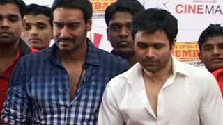 Ajay Devgn And Emraan Hashmi Promote 'Once Upon A Time In Mumbaai'