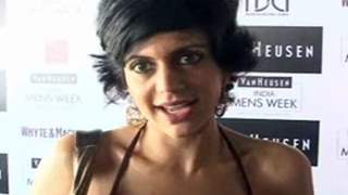 Rahul Dev and Mandira Bedi at Van Heusen Men's Fashion Week model auditions