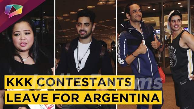 Khatron Ke Khiladi Contestants Vikas Gupta Bharti Harsh Zain Jasmin Leave For Argentina