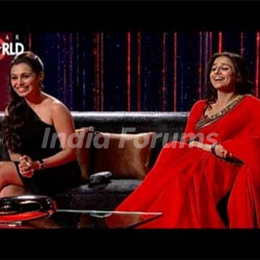 Vidya Balan and Rani Mukherjee On Koffee With Karan