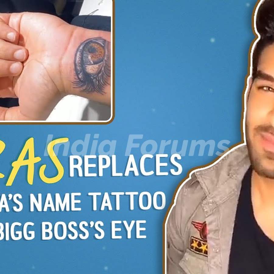Paras Chhabra Replaces Akanksha S Name Tattoo With Bigg Boss S Eye
