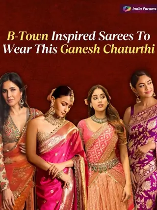 Bollywood Inspired Ganesh Chaturthi Saree Looks thumbnail